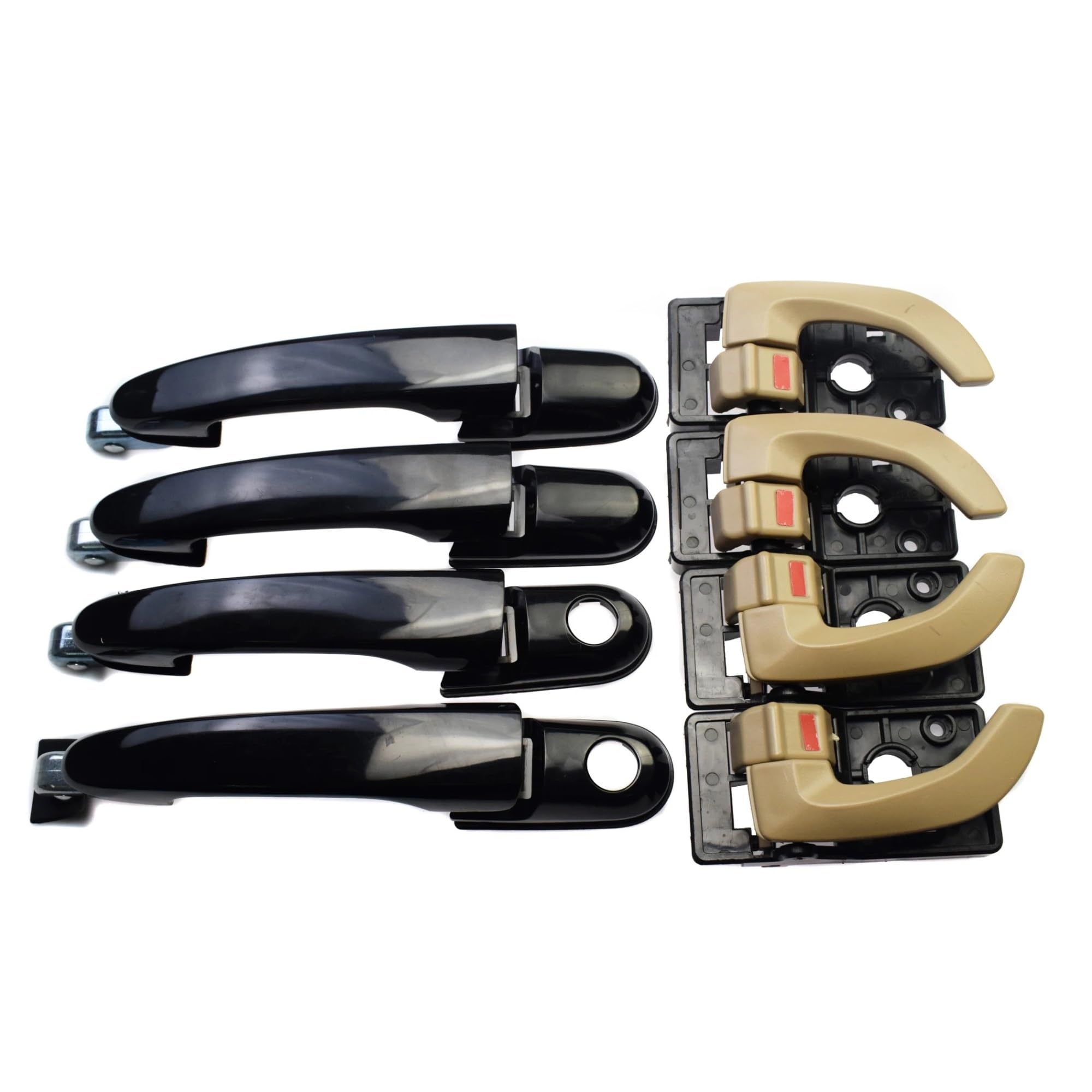 Hillar Beige Kit Door Outer Handle For Hyundai For Tucson 2006-2009 Inside Or Outside Door Handle 82610-2E000,826102E000 826502E020 826602E020(Beige Kit)