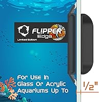 Vista 12 de Flipper EDGE - Rascador magnético flotante 2 en 1 para acuario con cuchillas dobles, herramientas eficientes de limpieza de acuarios de vidrio