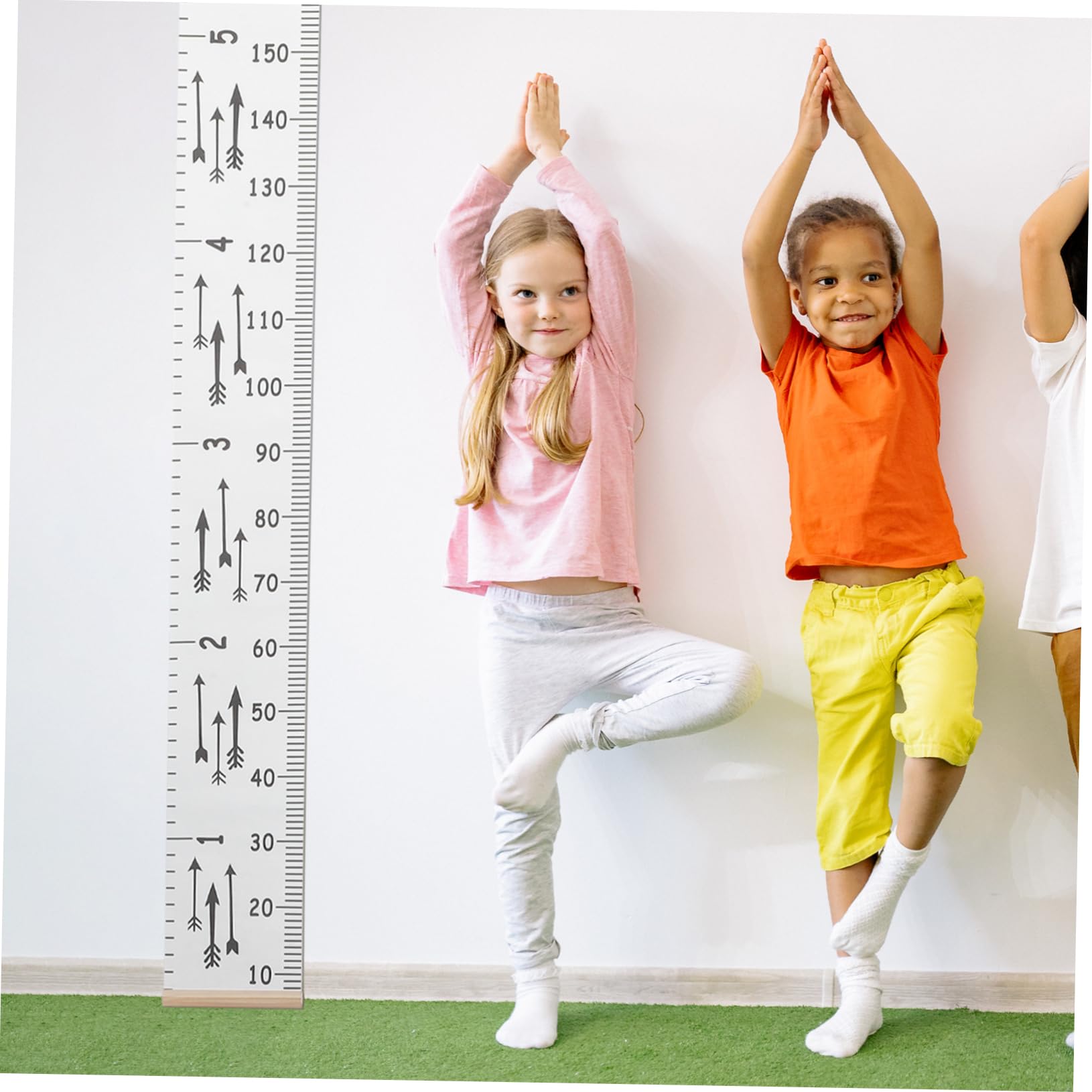 PRETYZOOM 3piezas Regla De Infantil Para Pared Medidor De Crecimiento Decorativo Con Diseño De Dibujos Animados Para Decoración De Habitaciones Seguimiento De