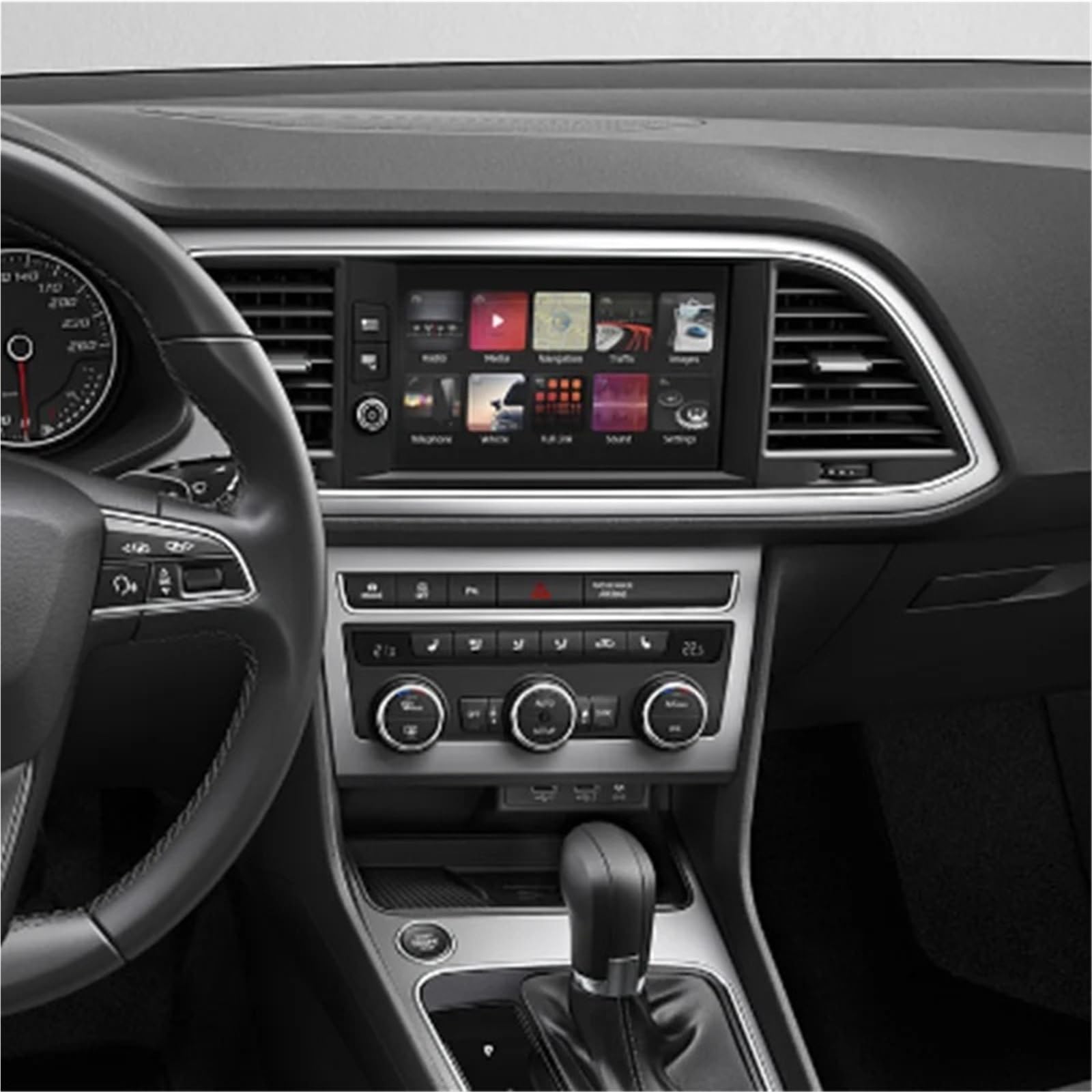 Schermo LCD del quadro strumenti dell'auto Adatto Per Seat Leon 2019 Car Audio Monitor 5F0919606 5F0 919 606 5F0919606A Schermo LCD Da 8 Pollici