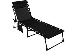 MUPATER 4-Fold Patio Chaise Lounge Chair: Ultimate Relaxation for Outdoor Escapades