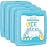 MIYCOO Ice Packs for Lunch Boxes & Lunch Bag - Quick Freeze Ice Pack Space Saving Freezer Packs - Reusable Slim Original Cool Pack - Cooler Accessories for Beach, Camping and Fishing