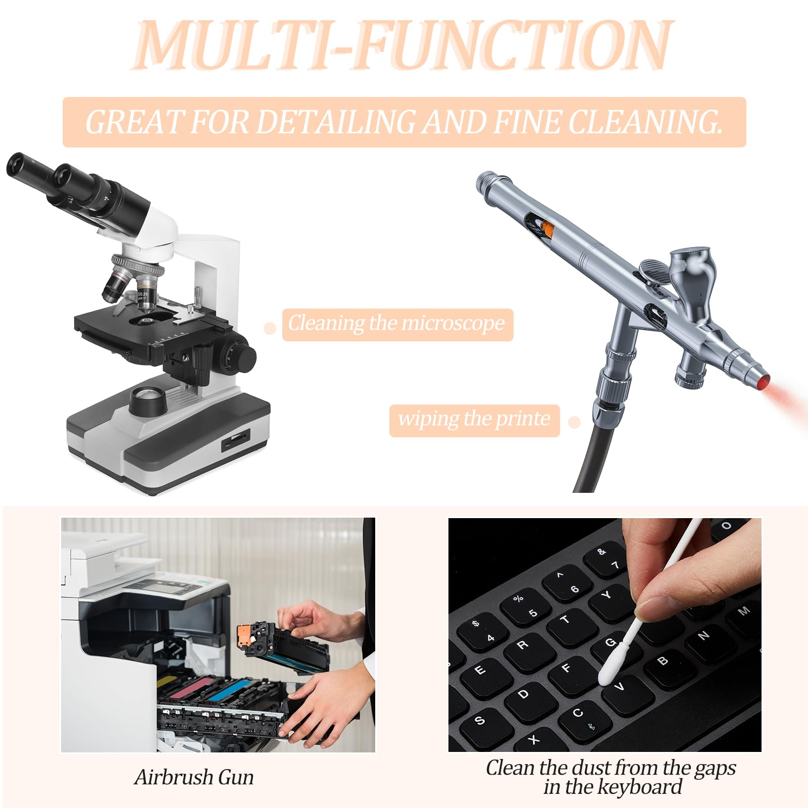 Zhengmy 500 Stück Schaumstofftupfer 9,3 cm Schaumstoffspitzen Sticks Schwamm Stick Schwammkopf Reinigungstupfer für Tintenstrahldrucker Druckkopf Kamera Optische Linse Optische Ausrüstung (Weiß)