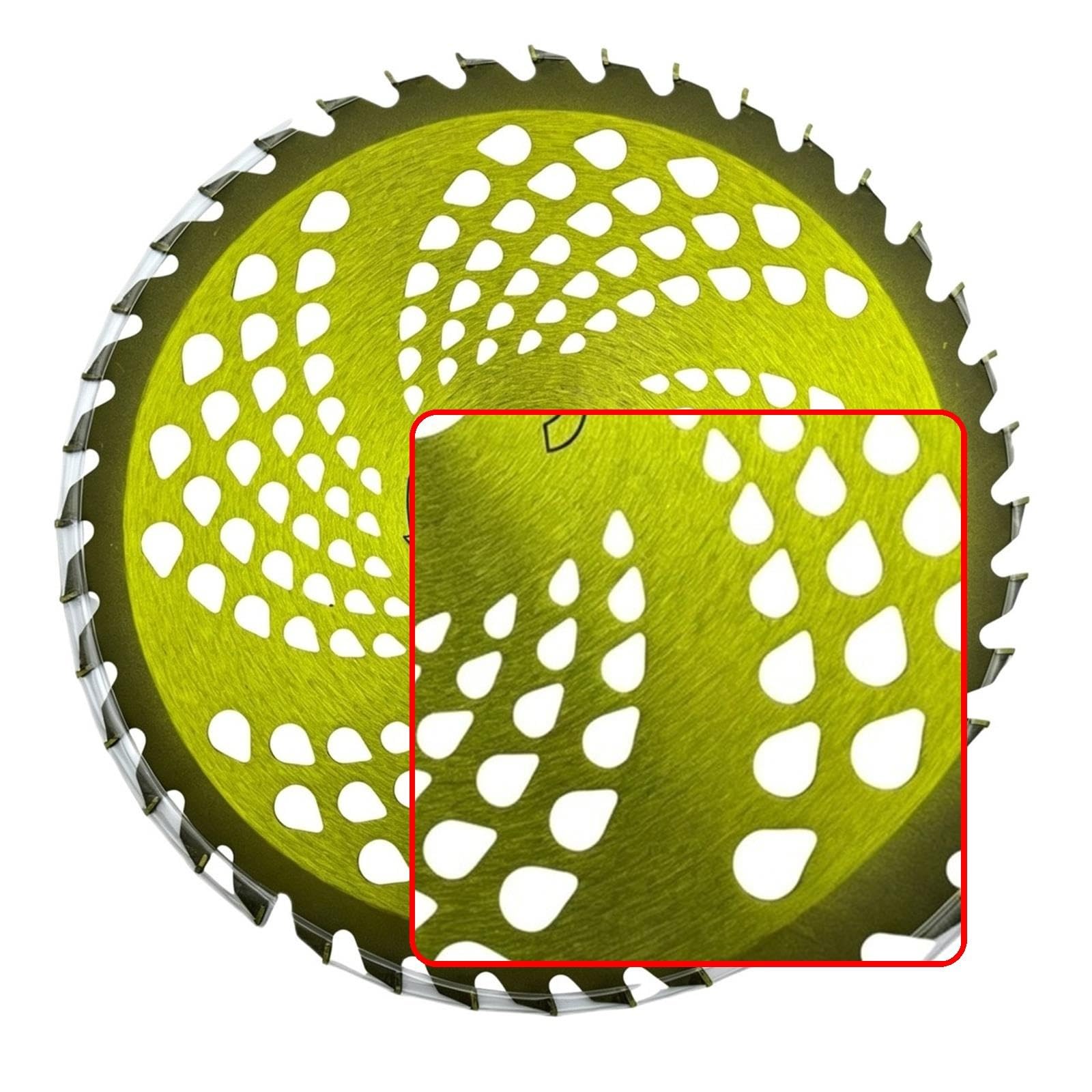 Hoja De Sierra for Desbrozadora, Accesorio De Corte De Repuesto De Aleación De 40 Dientes, 255mm X 25,4mm