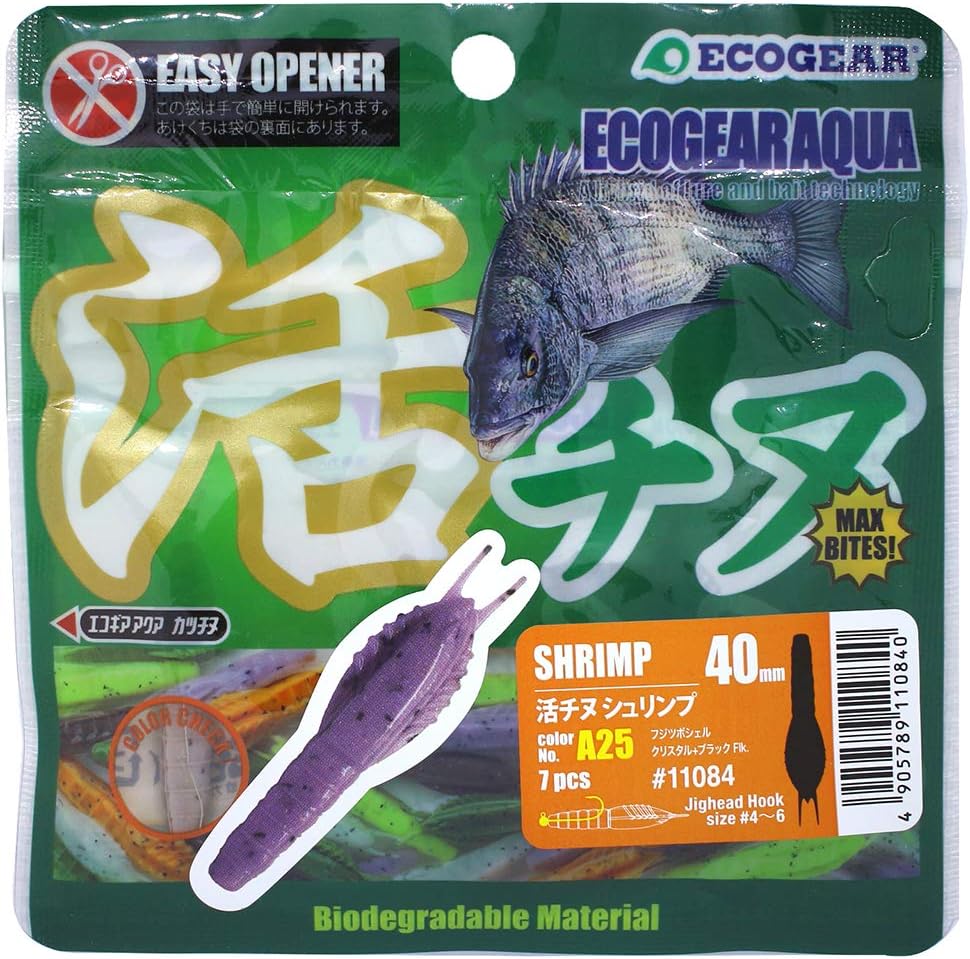 Amazon エコギア Ecogear ルアー エコギアアクア 活チヌ シュリンプ エコギア ルアー