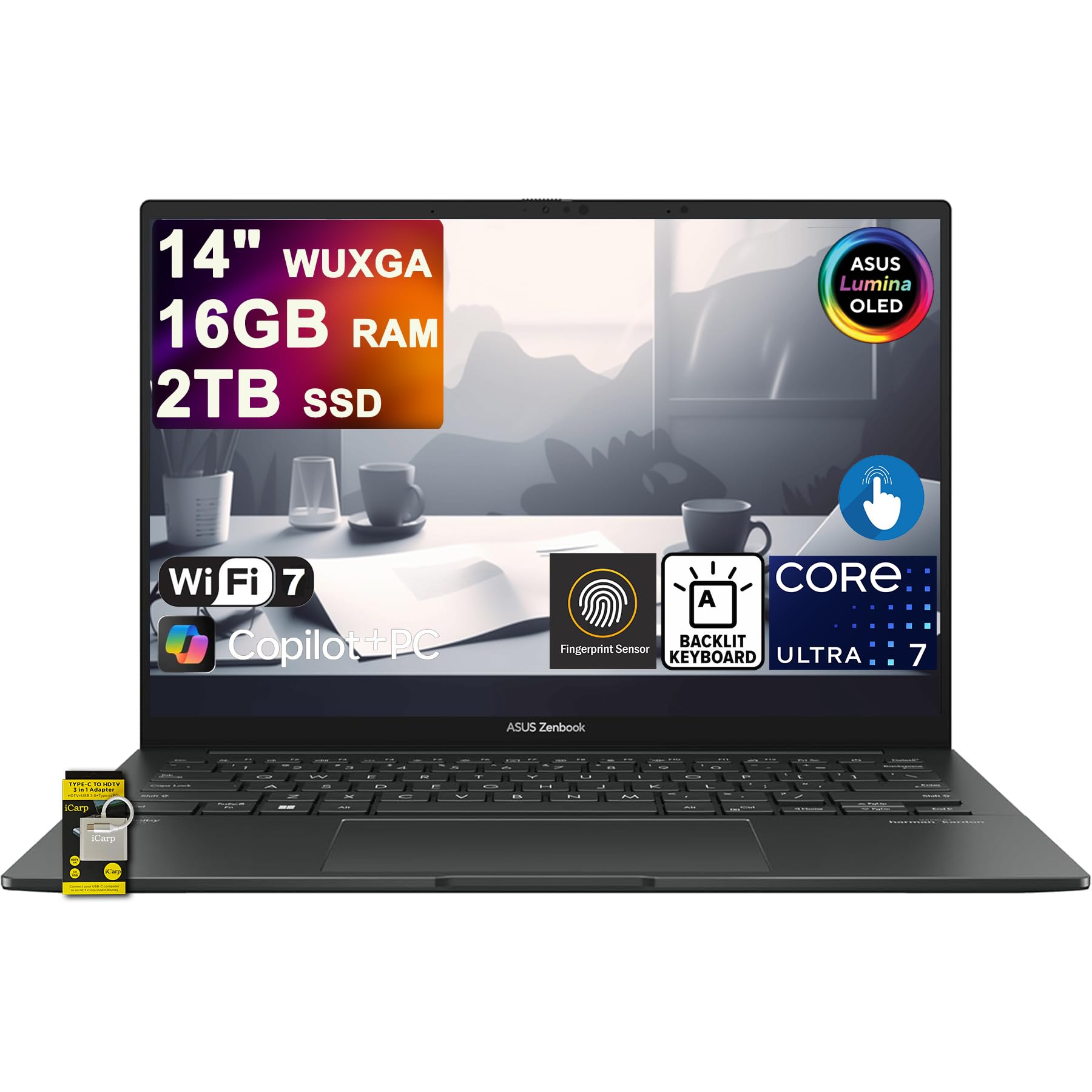 Amazon.co.jp: ASUS Zenbook 14 ノートパソコン 14インチ WUXGA OLED