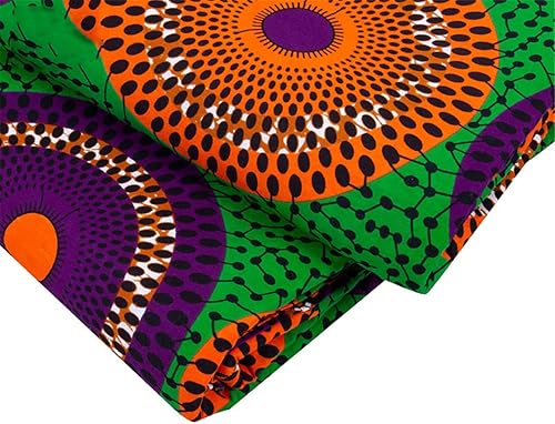 Miniatura 6 de África tela de algodón Ankara viste telas batik de moda nigeriana 6 yardaslote 24fs1403 3 yardas