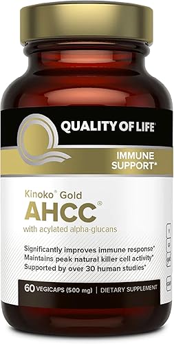 Suplemento premium Kinoko Gold AHCC 500 mg de AHCC por cápsula apoya la salud inmunológica la función hepática mantiene la actividad natural de las Suplemento premium Kinoko Gold AHCC 500 mg de AHCC por cápsula apoya la salud inmunológica la función hepática mantiene la actividad natural de las