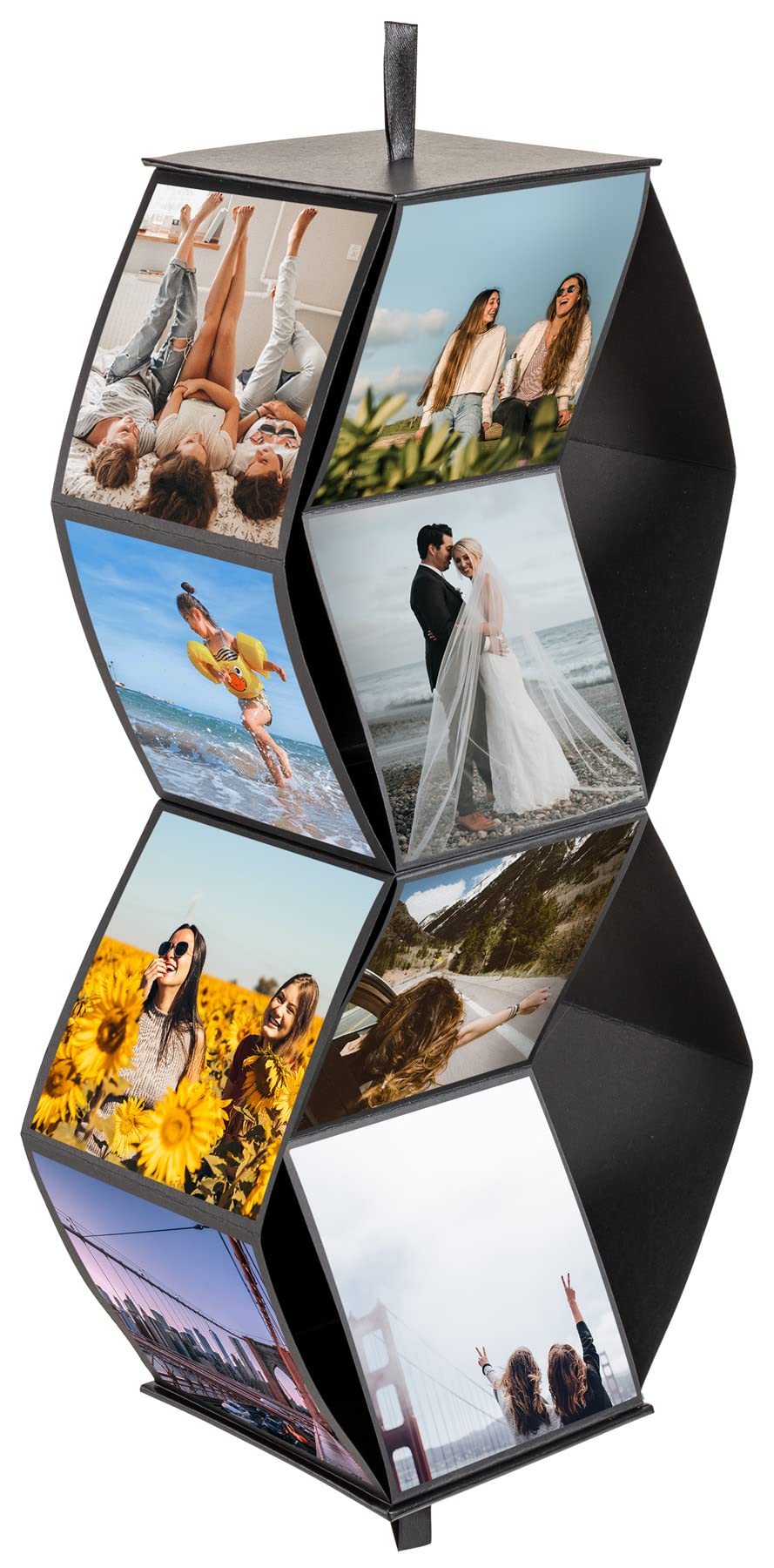 Leporello Walther Design noir pour 16 photos 10x10 cm à accrocher PIMP ET CREATE ML-100-B