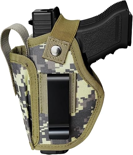 Miniatura 1 de LGTFY Fundas universales ocultas para pistolas, mano derecha e izquierda con bolsa Mag para hombres y mujeres, IWBOWB 380 0.354 in fundas para