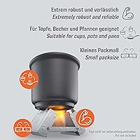 Vista 2 de Esbit, estufa plegable de bolsillo con tabletas de combustible sólido