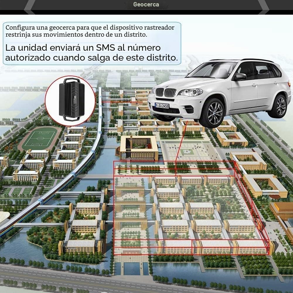 TKMARS Localizador GPS con Imanes Potentes, 50 días en Espera,Impermeable, Seguimiento en Tiempo Real,Repetición de Ruta histórica,con Aplicación Gratuita, para Camión, Barco, Vehículo, Motocicleta