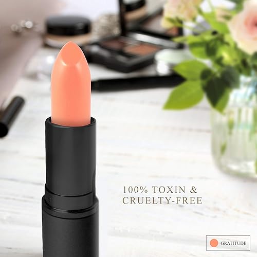 Miniatura 5 de Luxury by Sofia Coral - Lápiz labial totalmente natural, color de labios semimate, lápiz labial hidratante, no tóxico, sin OMG, altamente