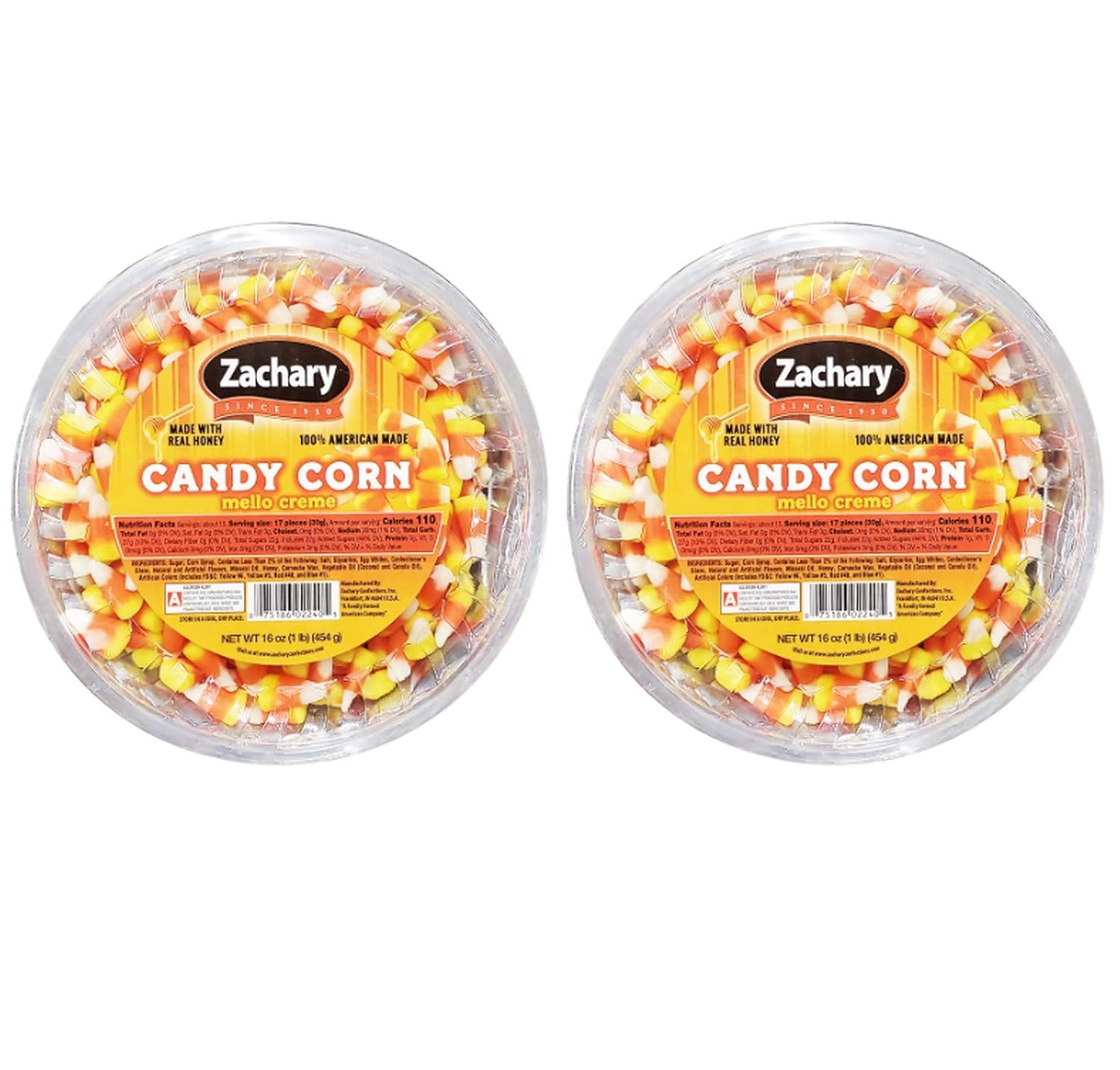 Zachary Mello Creme Candy Corn (2 Pack, Total of 32oz)
