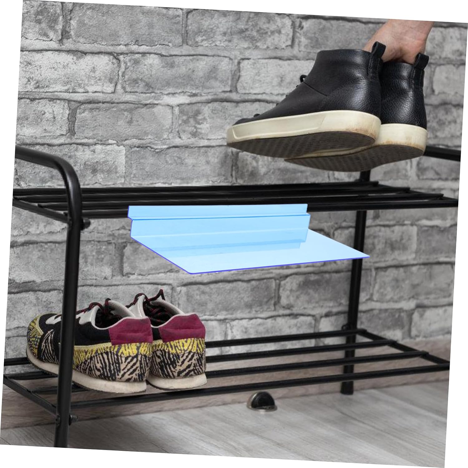 6pcs Shoe Storage Rack Expandable Sneaker Display for Home -mounted Shoe Holder Organizer