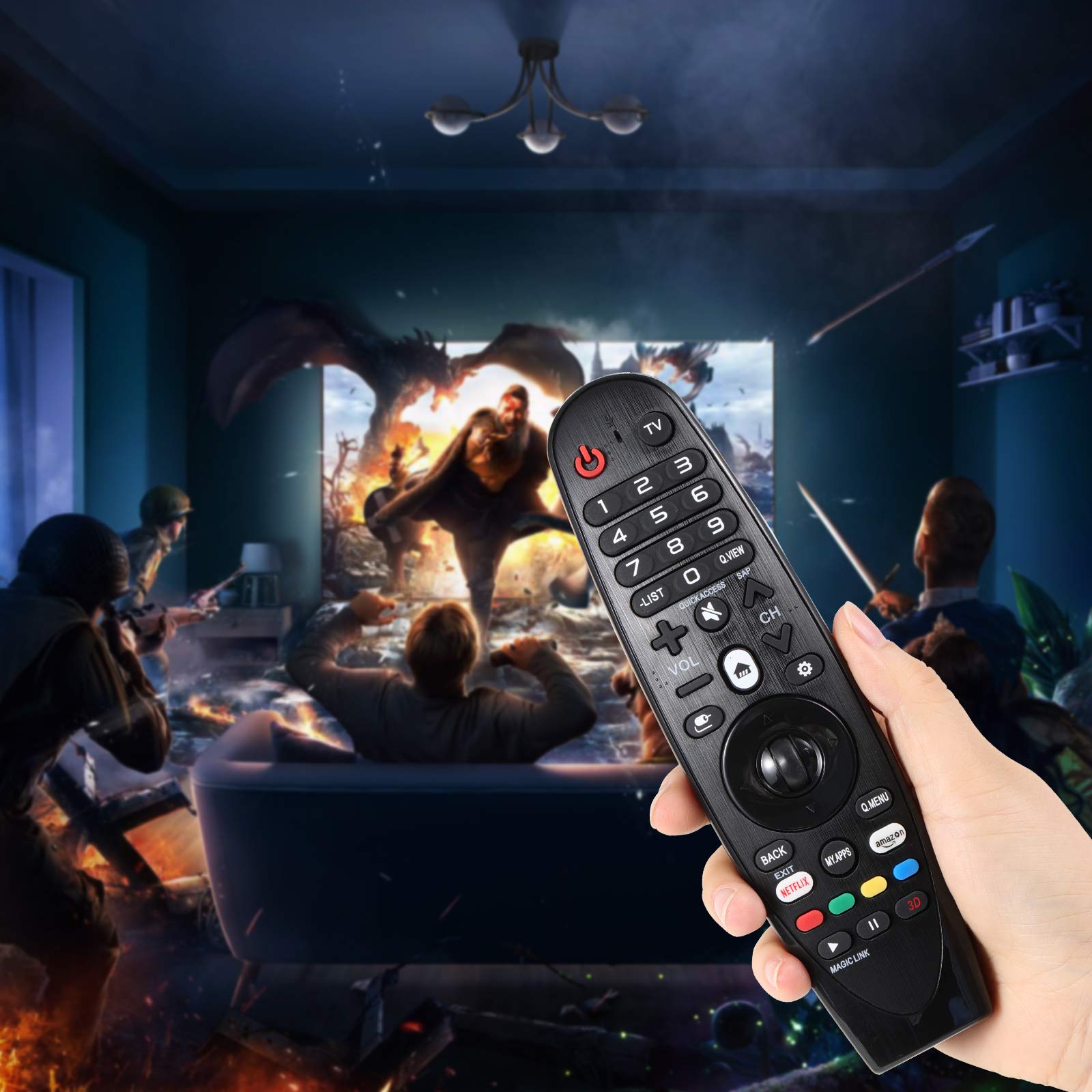 Telecomando Magic AN-MR18BA Pulsanti Netflix Amazon - Dettaglio