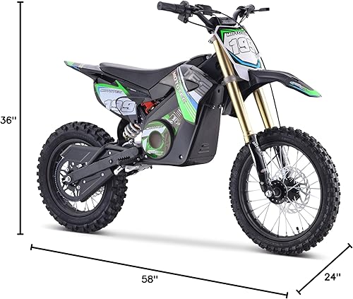 Miniatura 10 de MotoTec 48v Pro Electric Dirt Bike 1600w Lithium