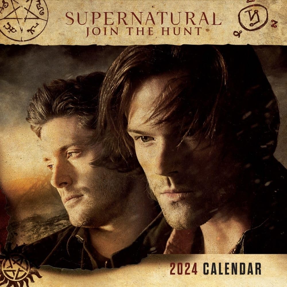 Supernatural 2024 Square Wall Calendar