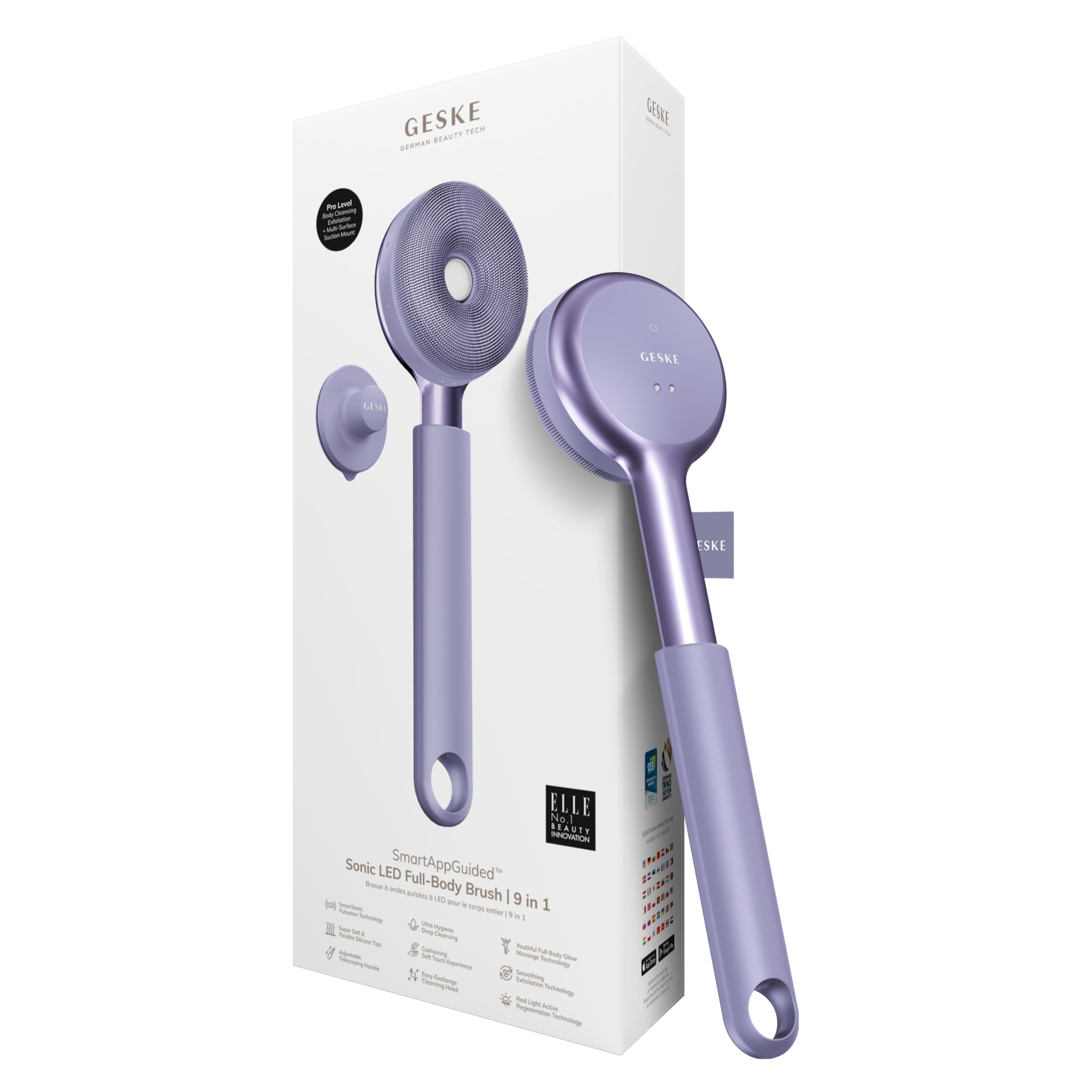 Amazon | GESKE (ゲスケー) LED ソニック フルボディブラシ | 9イン1