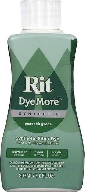 Rit Dye 155858 Synthetic 7oz-Peacock Green, Other, Multicoloured, 207 ml (Pack of 1)