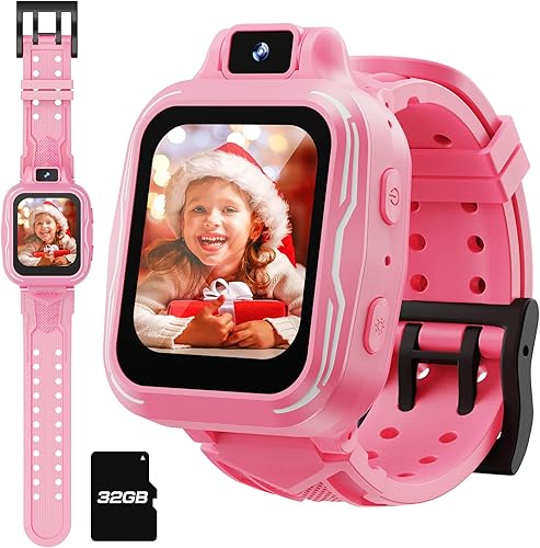 Miniatura 8 de Reloj inteligente digital para niños con cámara, pantalla táctil con video, alarma MP3, podómetro, juegos para niños de 3 a 9 años, regalos de Azul