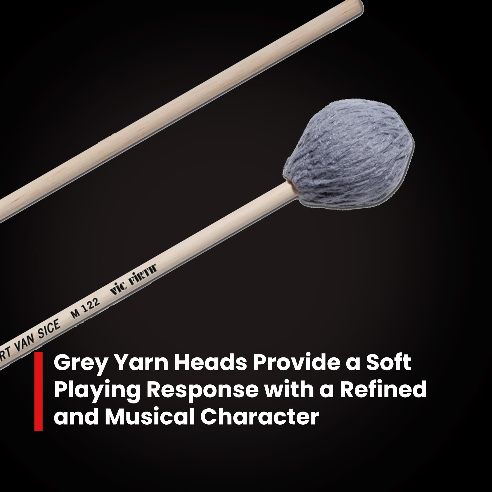 VIC FIRTH Keyb. Mallets M122 Robert van Sice Serie
