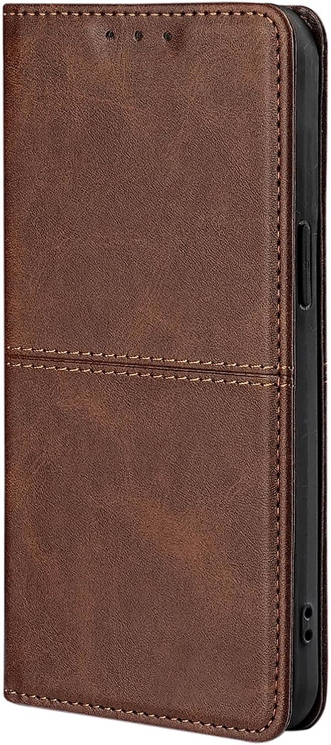 Flip Case for iPhone 17 Pro Max /17 Pro/Air/17,All-Inclusive Protection Minimalist Business Wallet Leather Case All-Inclusive Protective Anti-Scratch Cover(Brown,17 Pro)