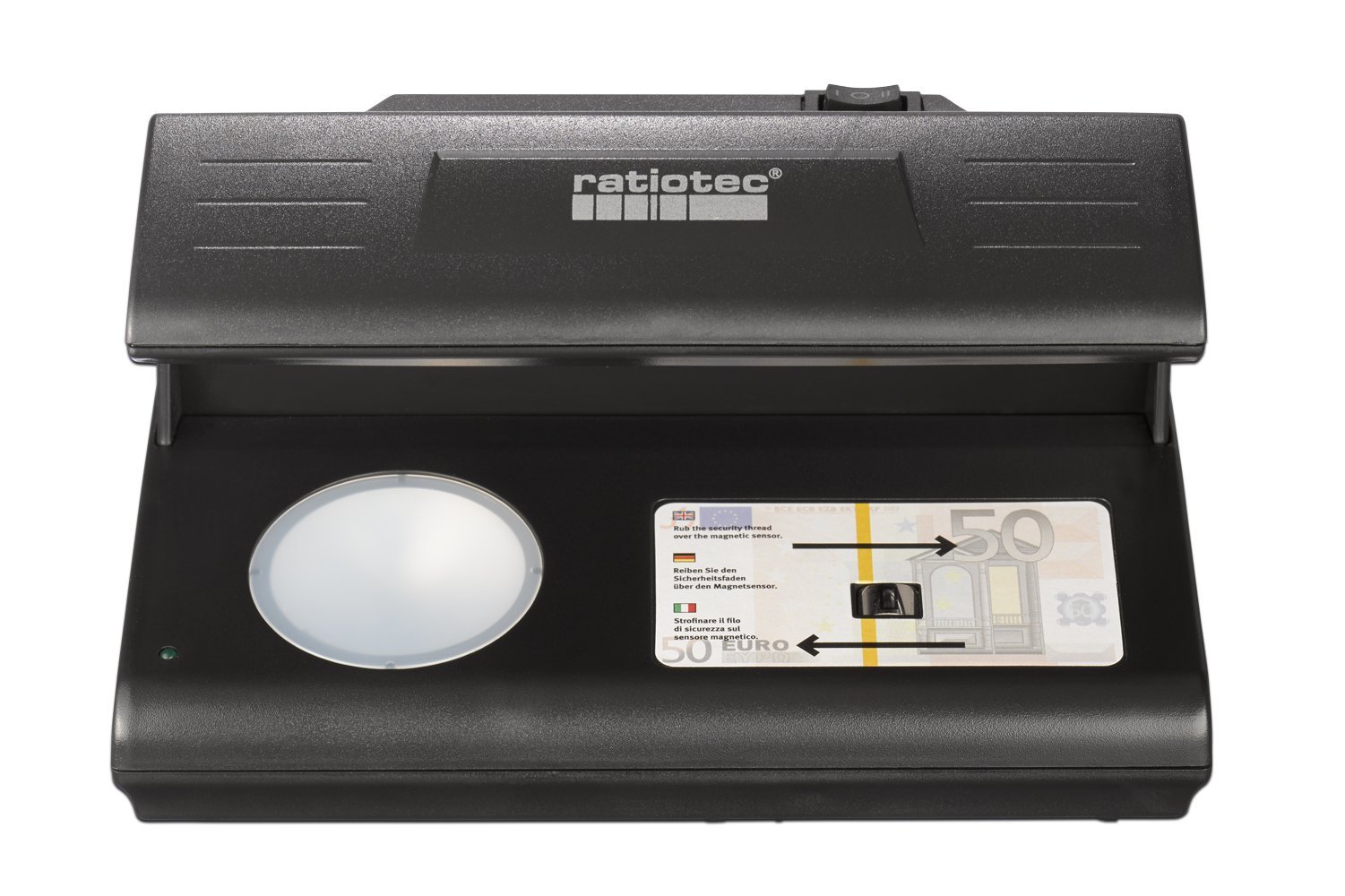 ratiotec Tester per banconote Soldi 185 UV LED