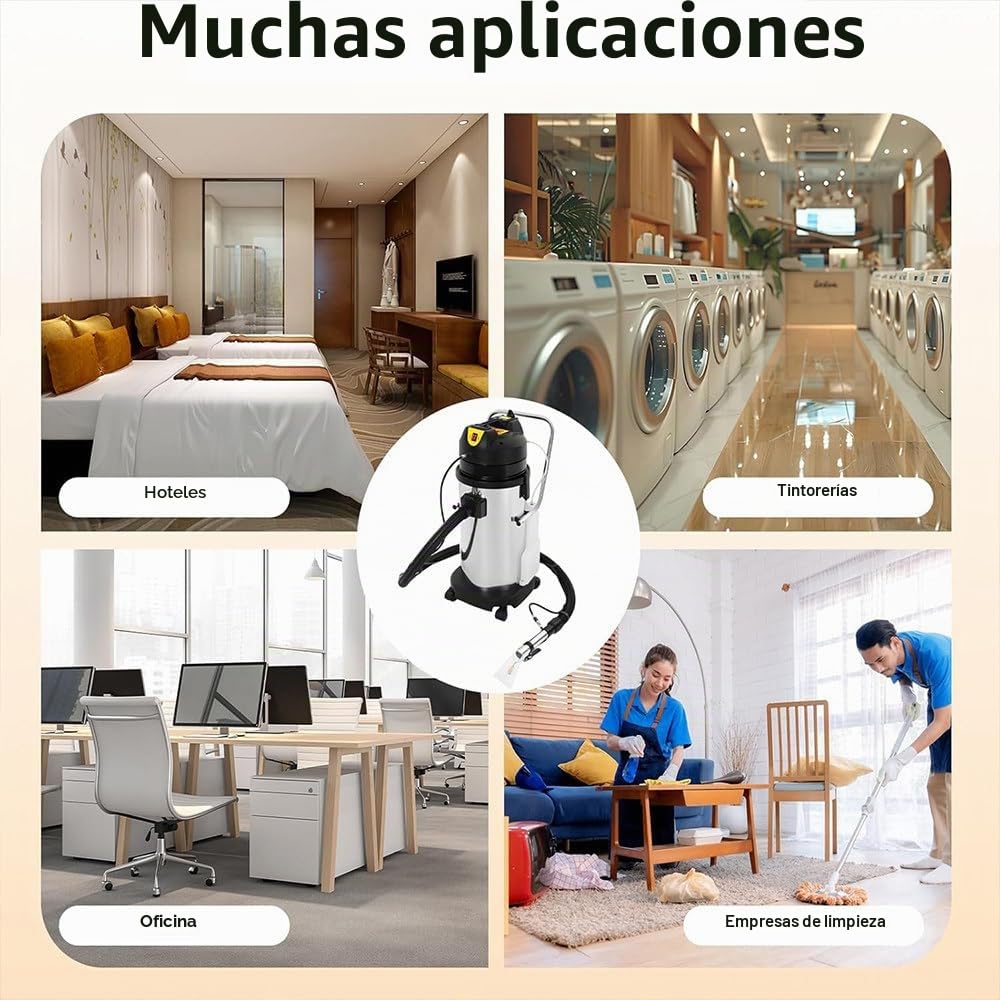 Aspiradora Agua Tapiceria Limpiador -Limpia de Sofa Aspirador Maquina Limpieza Liquidos Lava Extracción Alfombras Colchones Upholstery Hidroaspiradora Coche Carpet Cleaner Machine