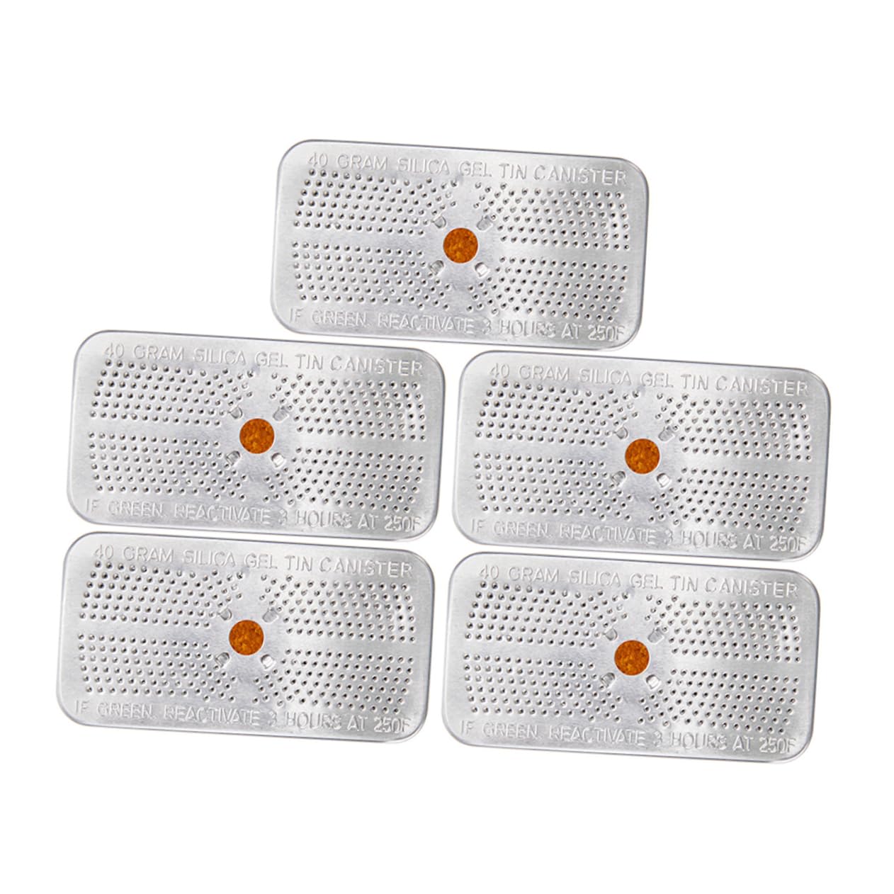 5pcs Silica Absorbers Indicating Beads Rechargeable and Safe for Safes Toolboxes and Camera Bags Canister for Humidity Control