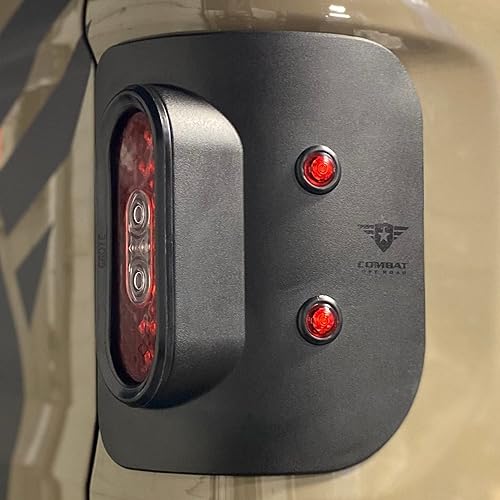 Miniatura 9 de Luces traseras LED de artillero de cola compatibles con Jeep JT Gladiator, montaje empotrado, aprobado por SAEDOT