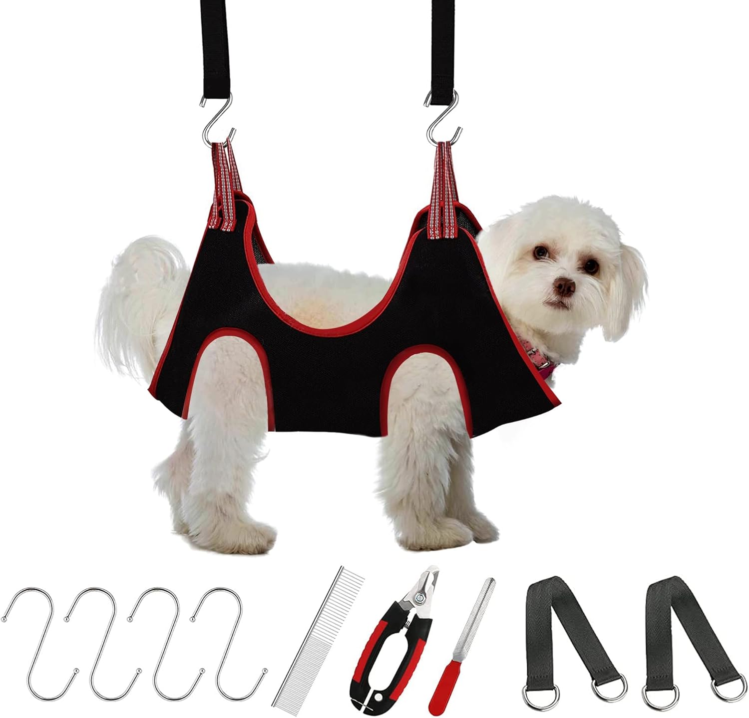 OMAYZI Dog Grooming Hammock Harness, Dog Hammock for