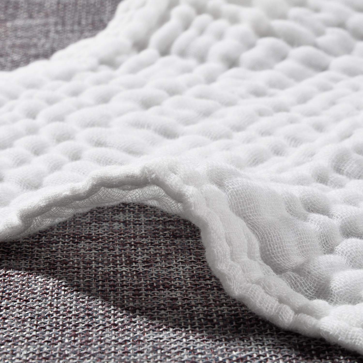 Umiin bambino panni lavare, Super morbido cotone naturale mussola, bagno del bambino Serviette, Regali per neonati perfetti, 30 x 30 cm (Multicolore-10 pezzi)