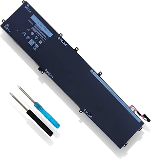 97WH 6GTPY Laptop Battery Compatible with Dell XPS 15 9550 9560 9570 7590 P56F P56F001 Precision 5520 5530 5510 M5520 Vostro 7500 5XJ28 i7-7700HQ 5D91C GPM03 4GVGH 1P6KD 5XJ28 - [Not for SDD/HDD]