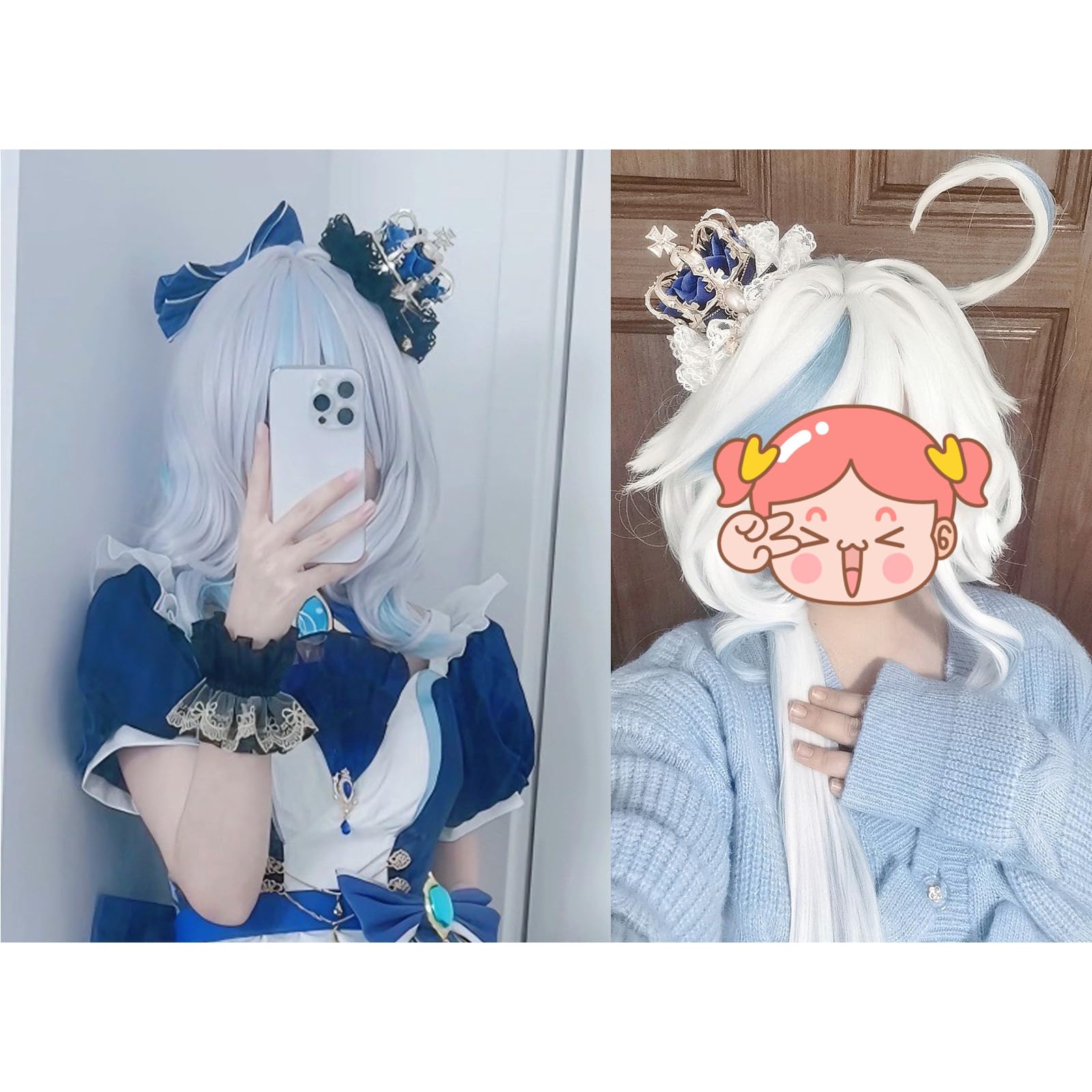 Amazon.co.jp: 原神 フリーナ/黒フリーナ コスプレ 小物 王冠 髪飾り 