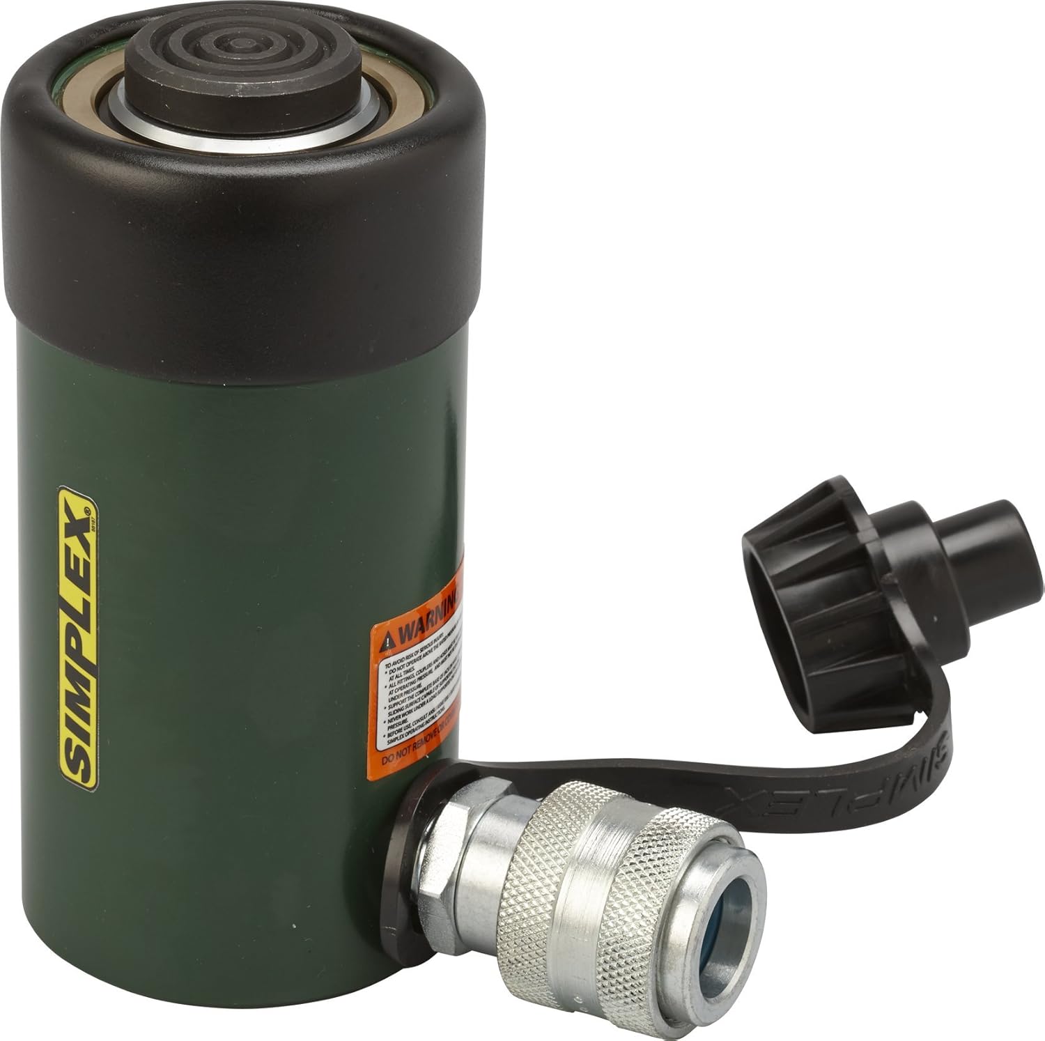 Simplex R156 Steel Spring Return Cylinder, 9554 PSI, 2" Bore, 6.38