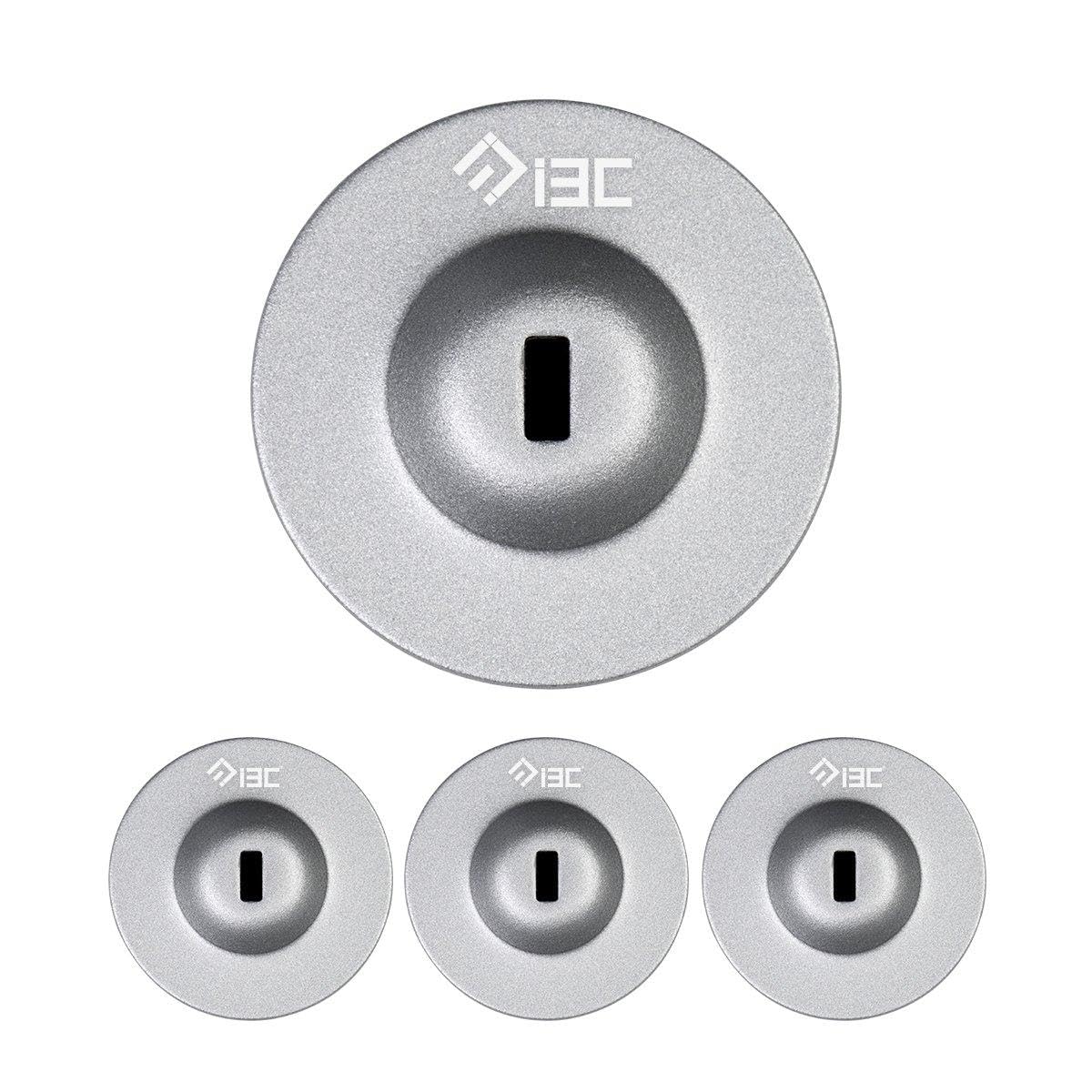 I3C Kabelschloss Sicherheitsschlosskabel Zahlenschloss Diebstahlsicherungs Kabel Zahlenkombinationschloss für Tablets Lock Sicherheitsschloss (4 Silber)