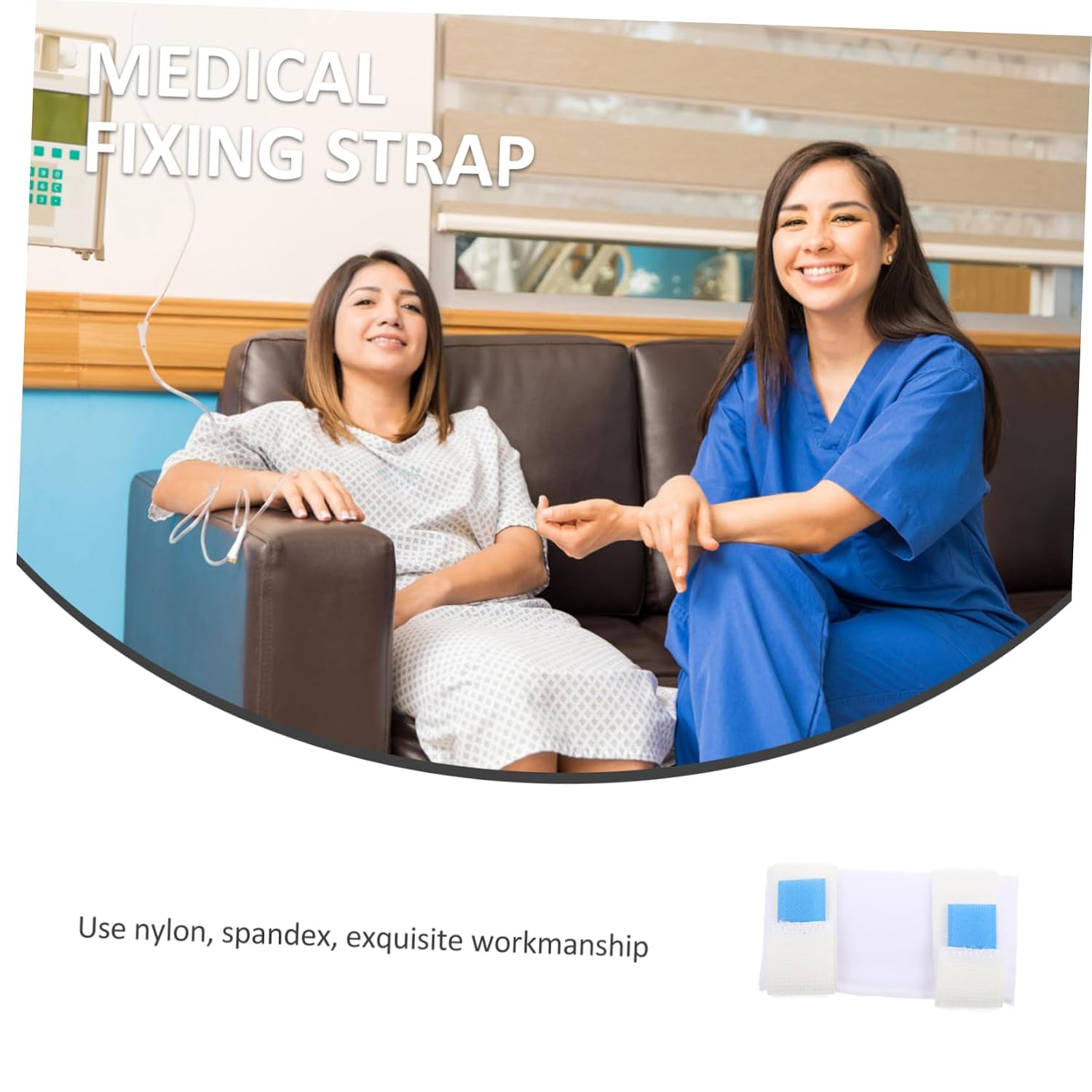 Gatuida Infusion Board Fixing Strap for Arm Running Tool for Secure Needle Placement Ergonomic Design for Comfort and Ease of Use and Space-Saving