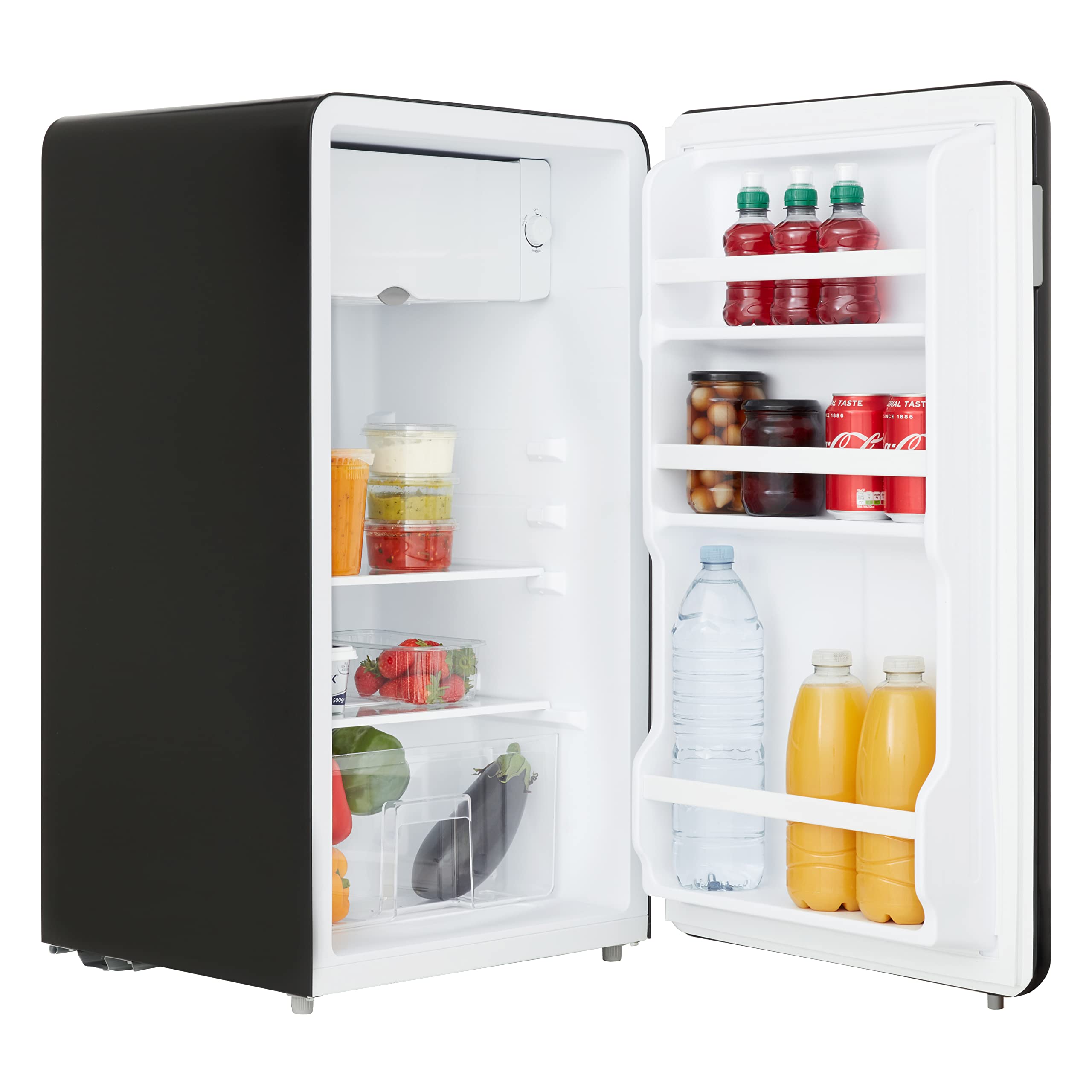 Buy Cookology Retro Freestanding Fridge with Chiller Box, Self Closing