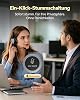 TECKNET Bluetooth PC Headset with Microphone & USB Dongle [45 Hours Call Time & 10 m Range] Wireless Headset with Charging Station Wireless Headset with AI Noise Reduction for Business Office Home Office