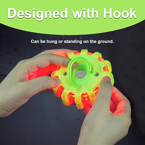 Miniatura 5 de CICMOD Luces LED de emergencia de seguridad para carretera, disco intermitente, kit de advertencia para coche, camión, barco, paquete de 6