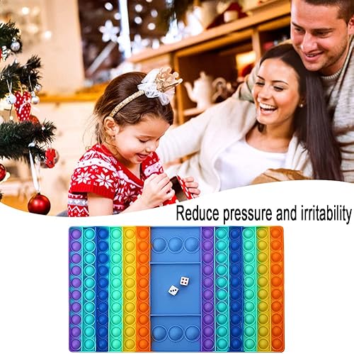 Miniatura 8 de 1 juguete sensorial de silicona para apretar, fácil de llevar, alivio del estrés, regalo para niños y adultos, fiesta familiar (A)