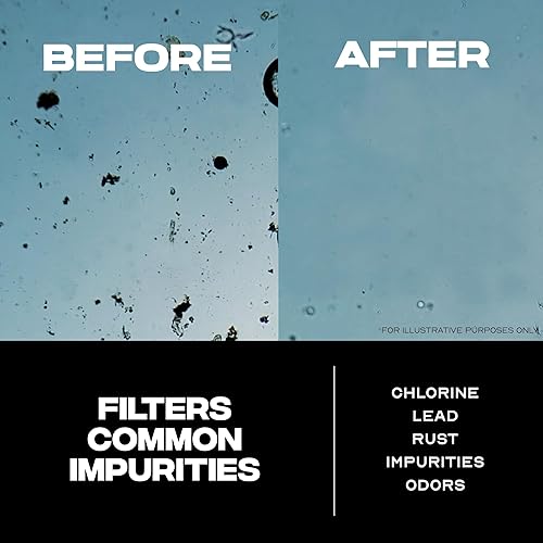 Miniatura 3 de Puro - Filtro de repuesto para jarra de vidrio, paquete de 2, filtros de 200 galones, filtro de larga duración, filtrado 400% más rápido, filtro de