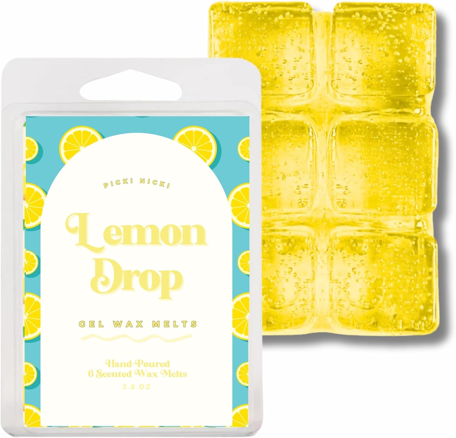 Gel Wax Melts Infused with Quartz Crystals for Candle Wax Warmer Set of Two (Vanilla Cashmere)