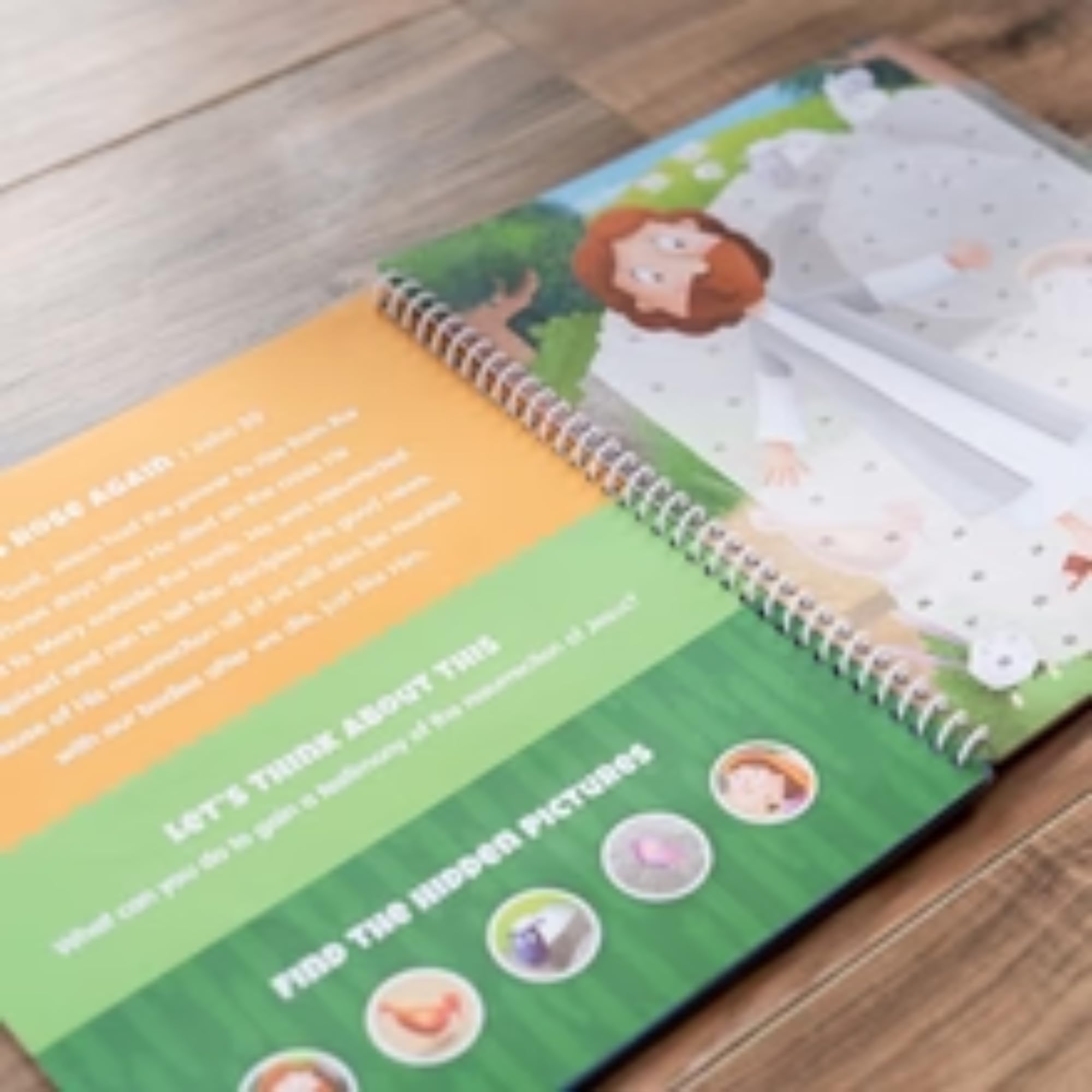 The Life of Jesus Sticker Stories: Libro de actividades del Nuevo Testamento, 756 calcomanías, 10 historias, encuadernado en espiral, a partir de 7 años