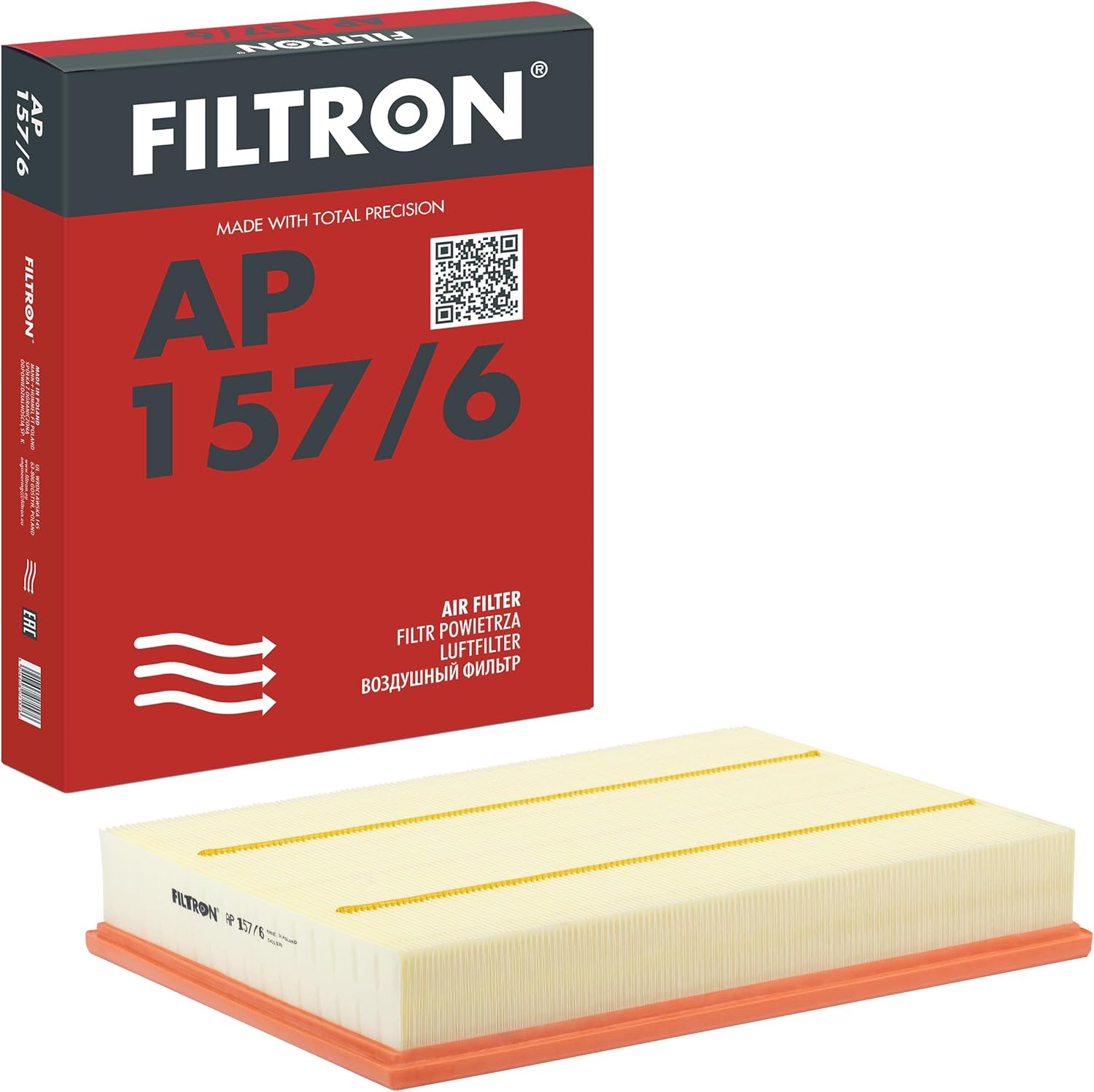 FILTRON AP 157/6 Powietrze - do SAMOCHODY OSOBOWE + DOSTAWCZE