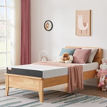 5 Inch Cooling Gel Memory Foam Twin Mattress in a Box, Medium Firm | Pressure Relief, CertiPUR-US Certified for Bunk Bed, Trundle Bed