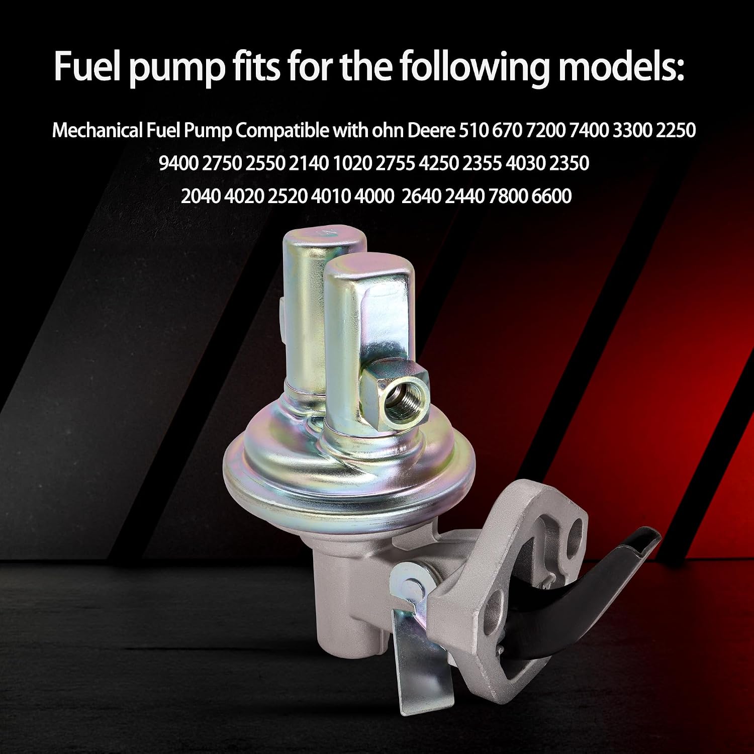 RE42211 RE43274 Mechanical Fuel Pump Compatible with ohn Deere 510 670 7200 7400 3300 2250 9400 2750 2550 2140 1020 2755 4250 2355 4030 2350 2040 4020 2520 4010 4000 2640 2440 7800 6600