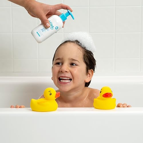 Miniatura 7 de Bliss Champú para bebés y gel de baño, 2 en 1 de primera calidad para bebés, niños pequeños y niños, sin perfume e hipoalergénico - Jabón suave para