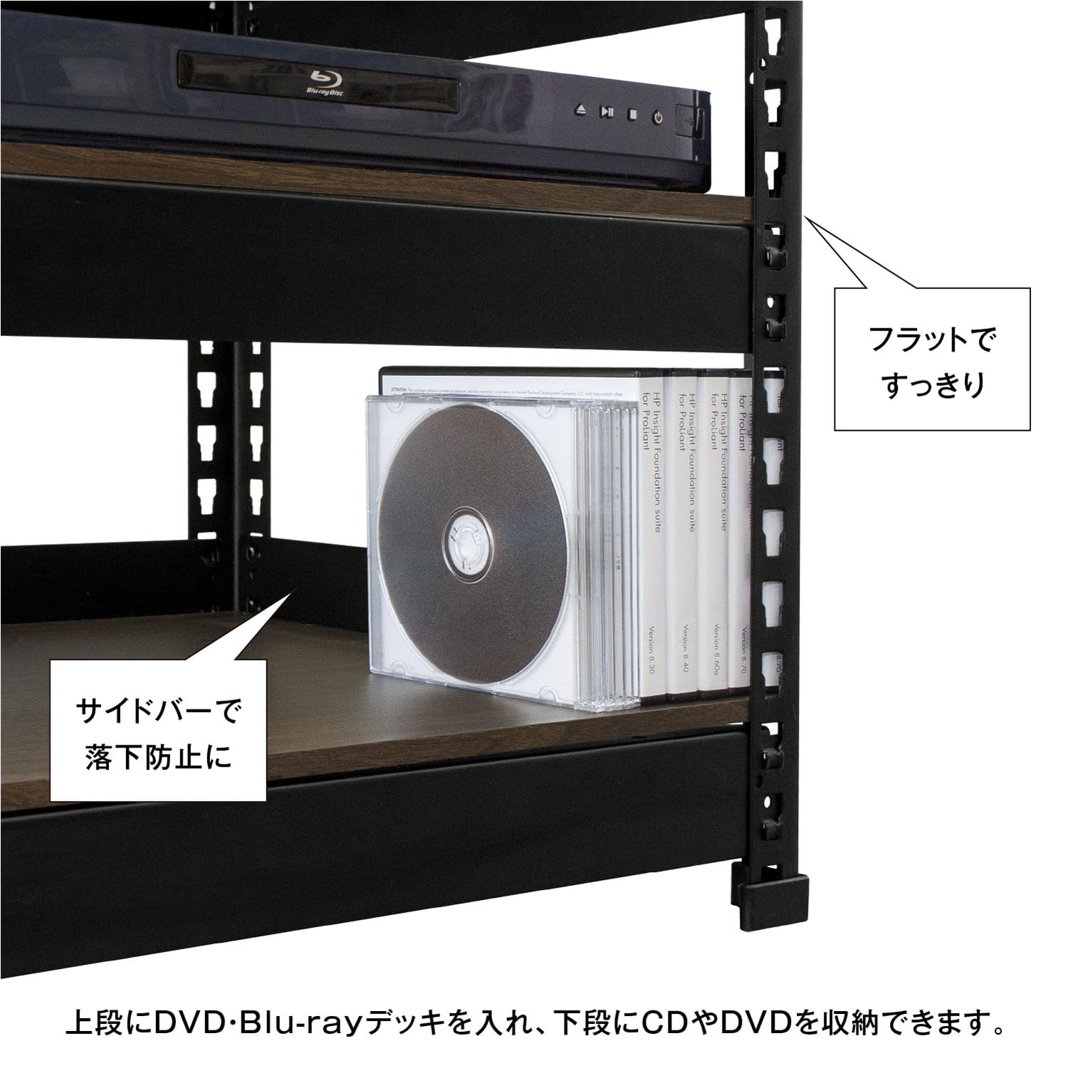 Amazon.co.jp: メタル&ウッドラック(Metal&Wood Rack) テレビ台 55型 